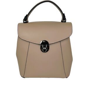 Luana Ferracuti Backpack Purse Convertible Straps Top Handle Italian Leather Bag